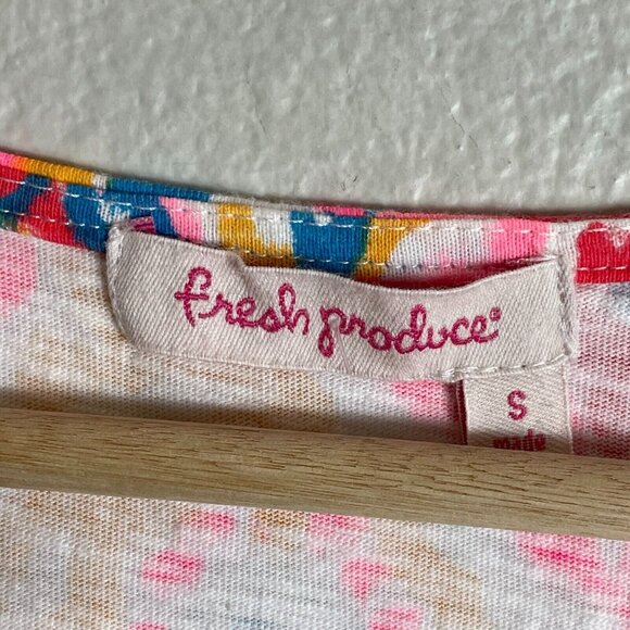 Fresh Produce Womens Small Tank Dress Peplum Sleeveless Colorful - Picture 3 of 9